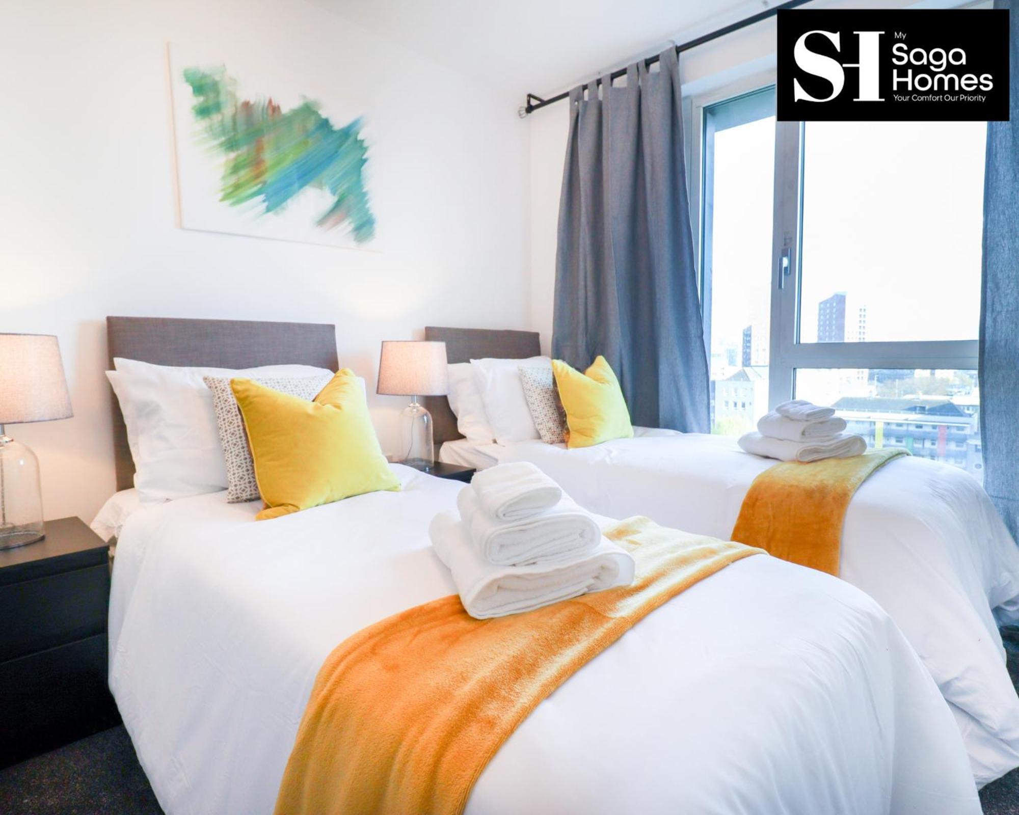 Three Bedroom At My Saga Homes Short Lets & Serviced Jefferson Plaza * Londra